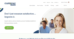 Desktop Screenshot of customersure.com