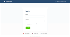 Desktop Screenshot of login.customersure.com