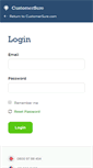 Mobile Screenshot of login.customersure.com