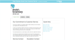 Desktop Screenshot of ewanbramleydentalcare.customersure.com
